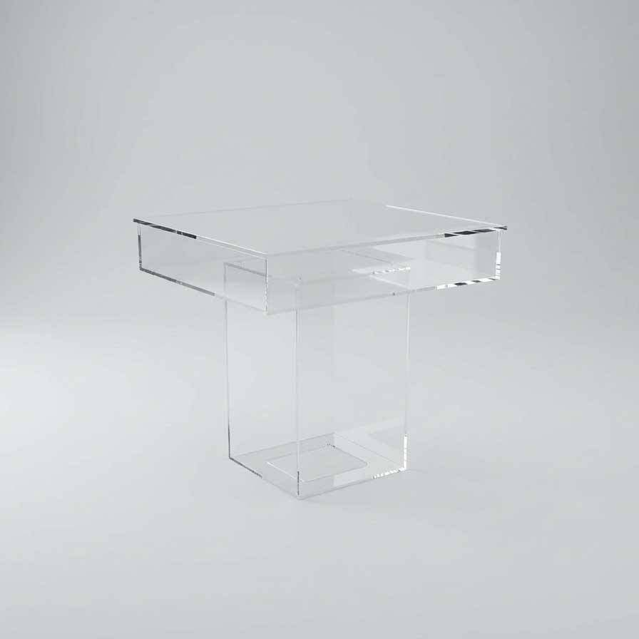 Acrylic Cake Table / Champagne Table 120x120x88cm