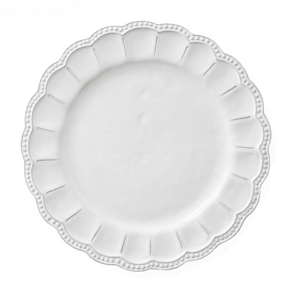 Royal Flower White Porcelain Underplate 33.5cm