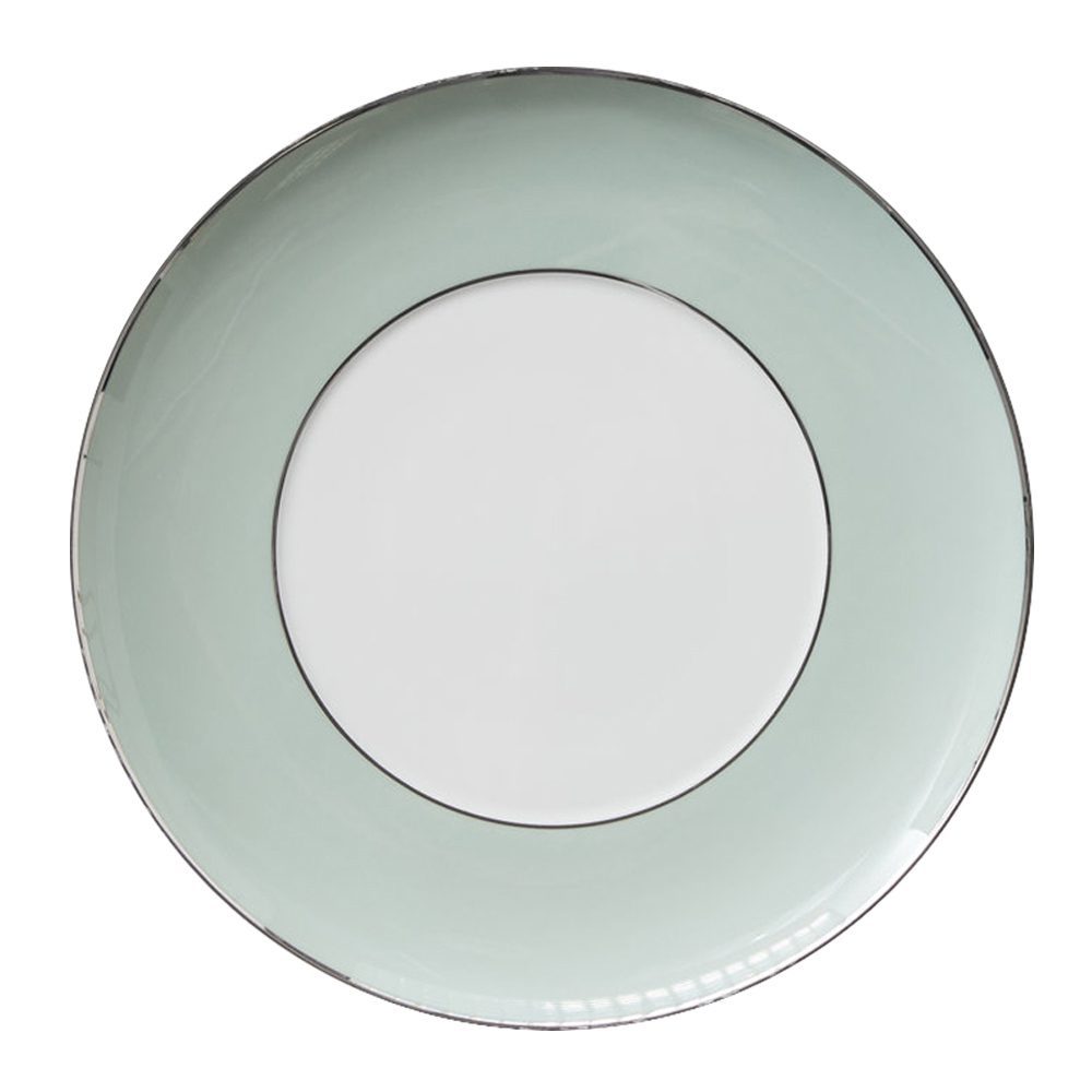 Pastel Green Mintcream Porcelain Underplate 30.8 cm