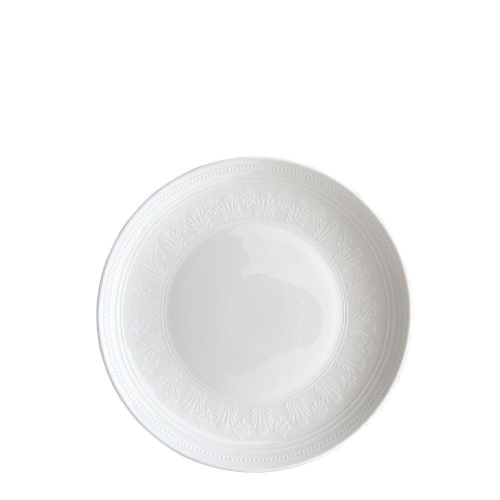 Pure Filigree Relief Porcelain Appetizer Plate / Dessert Plate 20.2 cm