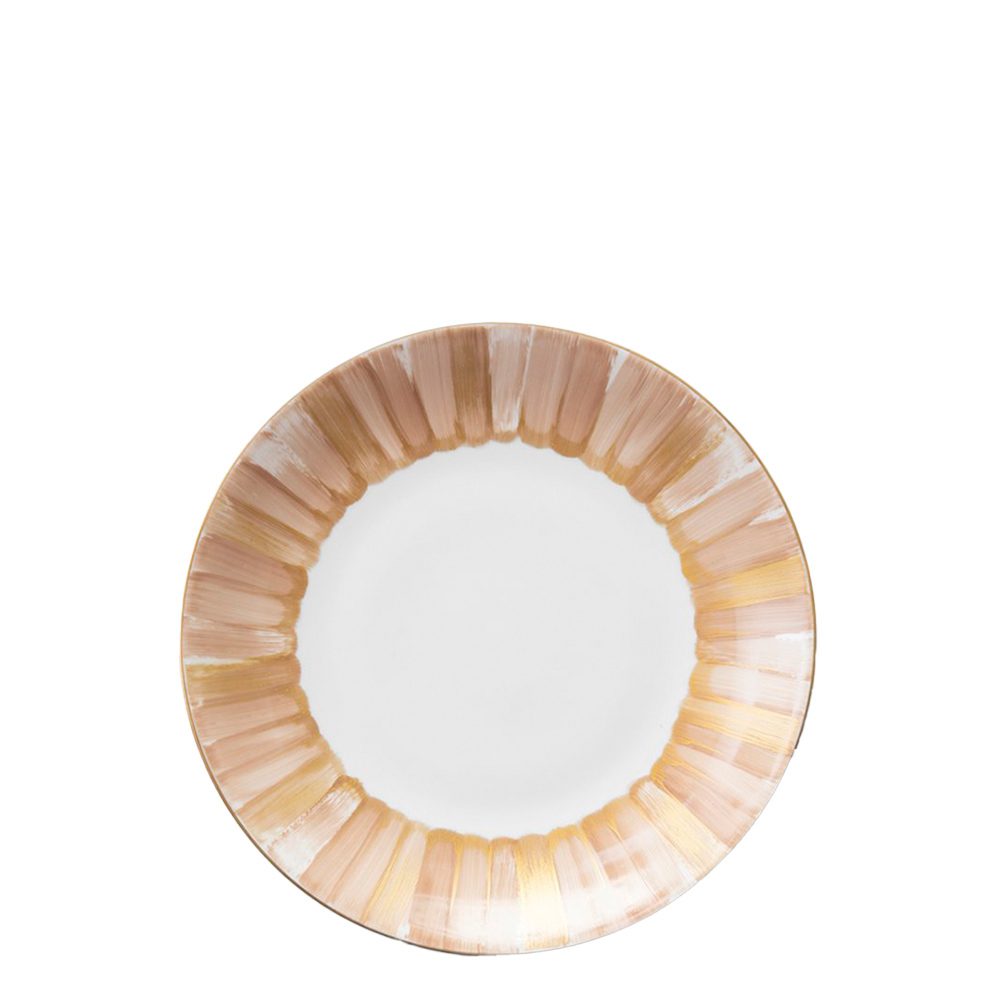 Peach Fuzz Color of the Year 2024 Porcelain Appetizer Plate / Dessert Plate 20.3 cm