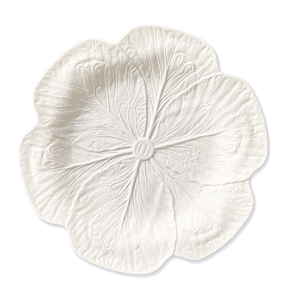Cabbage Beige by Bordallo Pinheiro Porcelain Underplate ⌀ 33,2cm