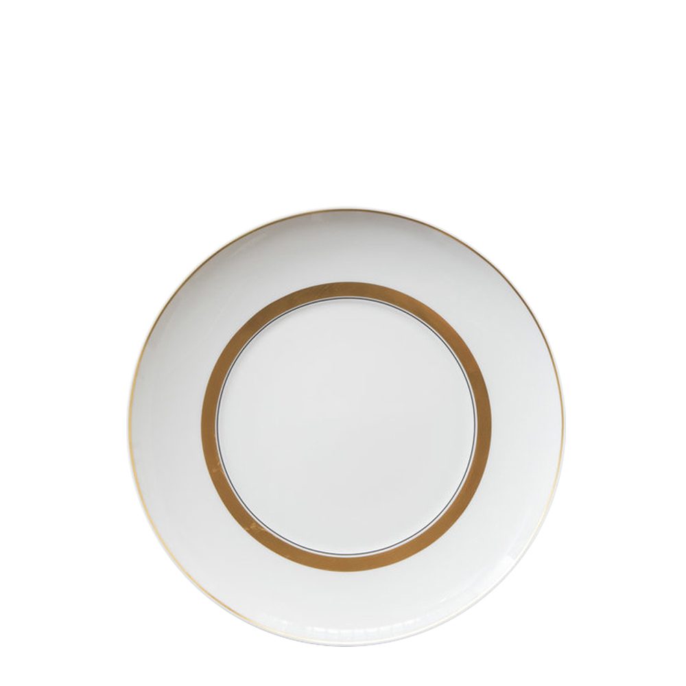 Shine Gold Porcelain with Gold Rim Appetizer Plate / Dessert Plate 20.2 cm