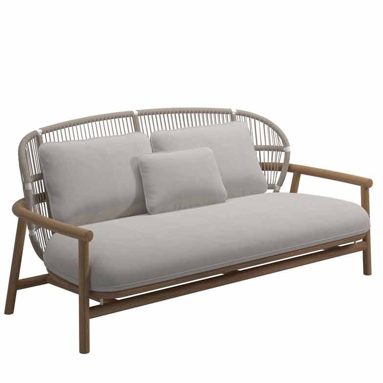 Outdoor-Sofa “Sole Rope” lowback – 3-Sitzer 160 x 80 cm